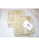 2 Sferra Bello Almond Washcloths NWT - $28.75