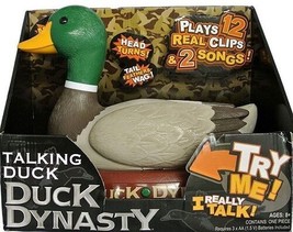 Duck Dynasty Talking Duck Plays 12 Real Clip &amp; 2 Songs 8yrs Older New - £19.43 GBP