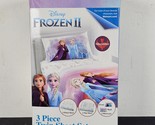 Frozen II Twin Size Sheet Set 3 Piece Microfiber Anna Elsa New In Origin... - $19.75