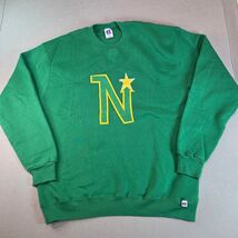 Vintage 80s Russell Athletic MN North Stars Sweatshirt XL Made USA Hockey - €69,12 EUR