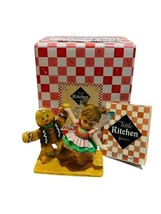 My Little Kitchen Fairies figurine Enesco fairy Box NIB Fred Ginger gingerbread - £108.98 GBP