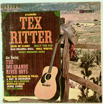 Album Vinyl Tex Ritter The Rio Grande River Boys Premier PS 9023 - £5.83 GBP