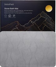 BRAND NEW! DolcePiedi Stone Bath Mat - Diatomaceous Earth Bath Mat Stone - £11.87 GBP