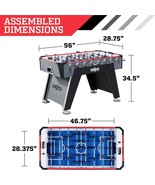 56&quot; Foosball Table - Competition Size Foosball Table - Bead-Style Slide ... - $665.25