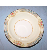 Noritake &quot;Chevonia&quot; Small Fruit Bowl- Occupied Japan-blue, gold floral d... - $271.44 MXN