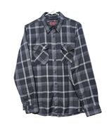 Dixxon Flannel Co The Paulson Navy Blue Plaid D-Tech Shirt Men Medium Fi... - $47.99