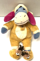 Disney Eeyore In Reindeer Sleeper Pajama Winnie the Pooh 8&quot; Plush Figure - £6.33 GBP