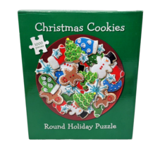 Current Christmas Cookies Round Holiday Puzzle 1000 Pieces - $7.97