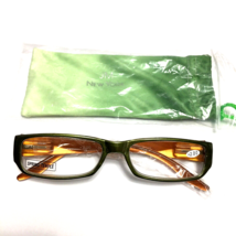 Joy Mangano Green Reader Glasses Spring Temple Lens +2.00 - 13E - $14.00