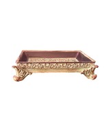 Gold Tone Soap Trinket Dish, Approx. 4&quot; X 5&quot; X 1 Footed Tray Springs Global - $12.86