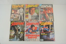 Starlog Lot of 6 Magazines Buck Rogers Star Wars Superman &amp; Clash of the Titans - £27.05 GBP