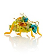 Keren Kopal Hand made Cricket Trinket box  Decorated with Austrian Crystals - $1,460.27 MXN