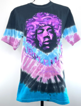 Jimi Hendrix by Authentic Hendrix Tye Dye Purple Haze Graphic T-shirt Size Small - £70.08 GBP