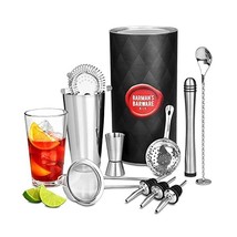 Barman&#39;s Barware Kit by bar@drinkstuff | Cocktail Gift Set with Boston Cocktail  - £44.10 GBP