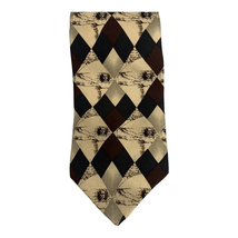 RM Style Ralph Marlin Argyle Leonardo Men&#39;s 100% Silk Neck Tie - £18.49 GBP