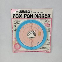 Marcia Lynn Vintage Jumbo POM-PON Maker Two Sizes 3.5 and 4.5 inch  #440... - £7.96 GBP