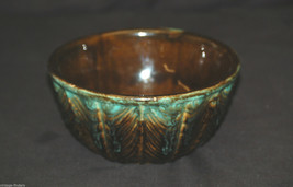 RRP Pottery Roseville Ohio Stoneware Crock 6-1/4&quot; Nesting Bowl Drape Pattern USA - £23.73 GBP