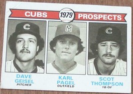 Prospects, Cubs, 1979 #716 Topps Baseball Card Gdc - Great Collectible Card - £3.15 GBP