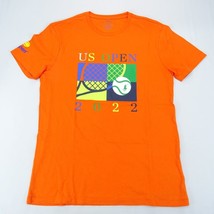 Polo Ralph Lauren US Open 2022 T-Shirt Tennis Custom Slim Fit Size M Orange - £24.44 GBP