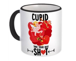 Angel Cupid Take Your Best Shot : Gift Mug Vintage Retro Love Valentines - £12.71 GBP