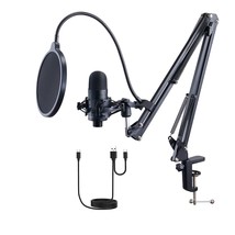 VEVOR USB Microphone, 192kHz/24-bit, Professional Condenser Microphone Kit, with - $83.49