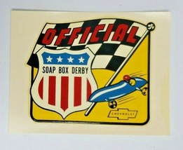 1960&#39;S Official Soap Box Derby Chevrolet Decal Fraser Decal Co. St. Louis MO S47 - £10.38 GBP
