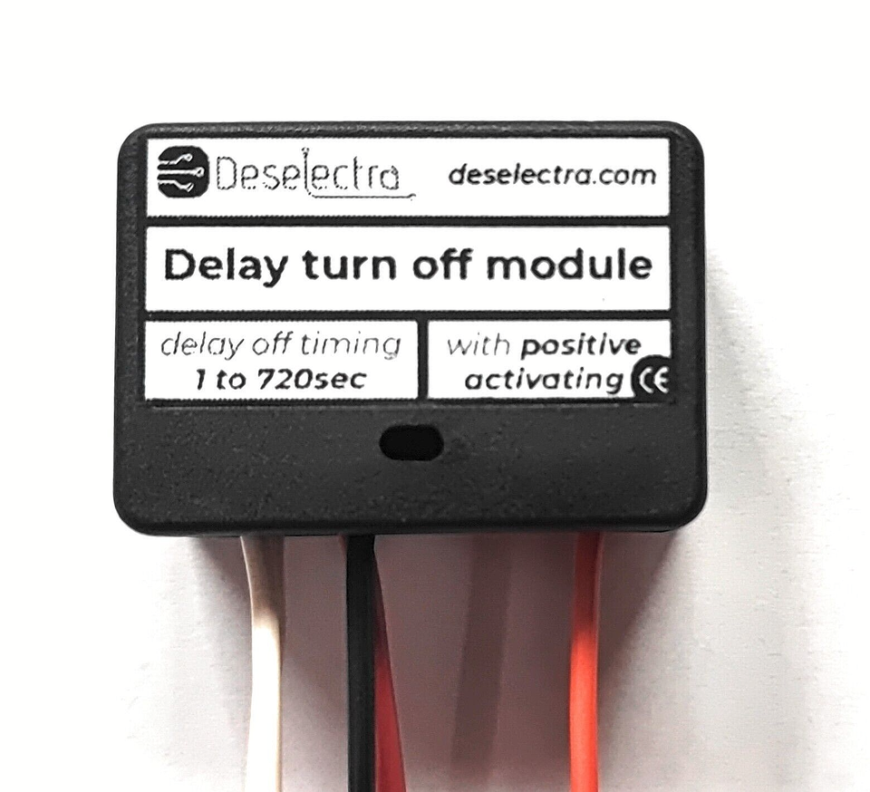 Car drl led front lights delay turn off timer switch 1 to 720s 12V 20A box - $11.66
