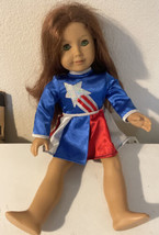 American Girl Doll Felicity Reddish / Auburn Hair Green Eyes 18” - £38.95 GBP