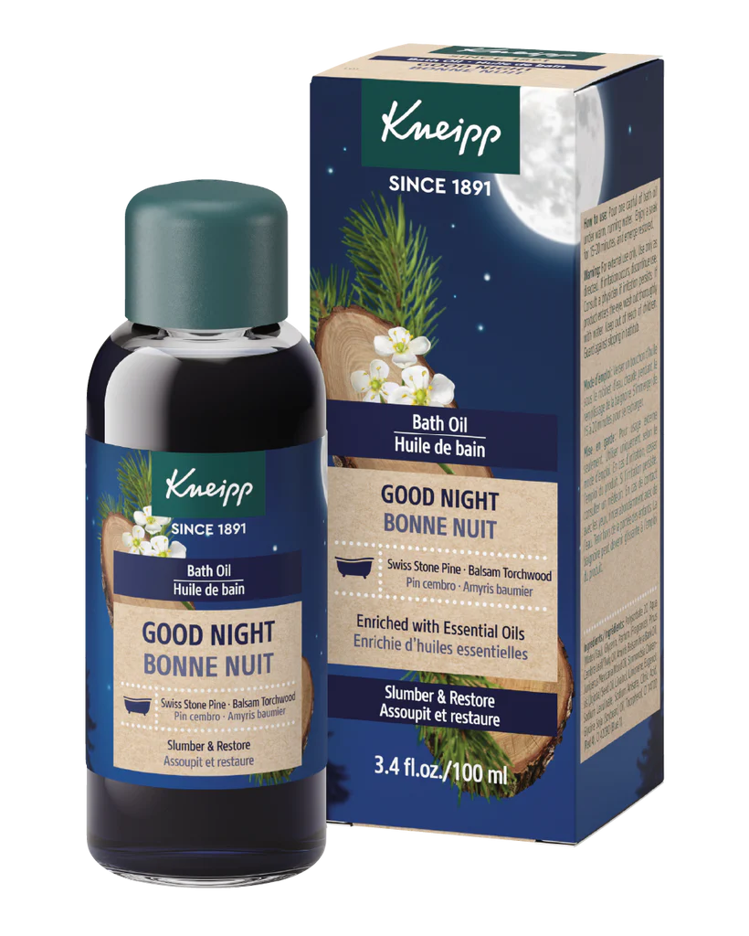 Kneipp Bath Oil, Good Night Swiss Stone Pine & Balsam Torchwood, 3.4 Oz. - $20.00