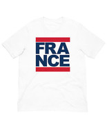 FRANCE Run Style T-SHIRT Retro Tee Paris Olympics French Basketball Wemb... - $18.32+