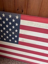 American Flag large Wood Wall Hanging - Huge size image 4