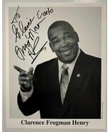 Clarence &quot;Frogman&quot; Henry Signed Autographed Glossy 8x10 Photo - $20.00
