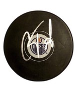 CAM TALBOT Signed Autographed Hockey Puck EDMONTON OILERS w/COA &amp; Cube - $29.99
