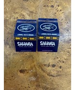 (2) Sahara Hotel Casino Las Vegas Printed Full Unstruck 30 Strike Matchb... - $24.75