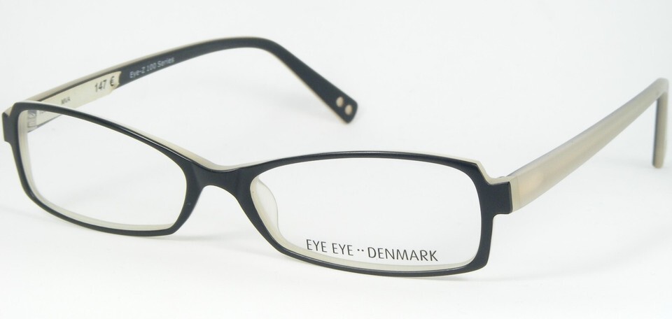EYE EYE Denmark Eye-Z 100 Series Z.130 Col.138 MATT BLACK EYEGLASSES 50-... - $49.50
