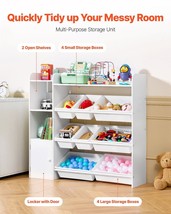VEVOR Kids Toy Storage and Bookshelf, 4-Tier Toy Storage Organizer with ... - $2,784.20 MXN