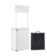 VEVOR Promotion Counter Table, Portable Tradeshow Podium Table, 30.91&quot; x... - $145.49