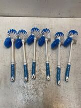 6 Quantity of Under The Rim Toilet Bowl Brush Blue &amp; White (6 Quantity) - $60.35