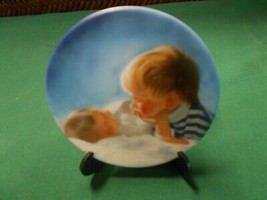 Pemberton &amp; Oakes Miniature Plate- by Donald Zolan 1991 BROTHERLY LOVE &amp;... - £9.49 GBP