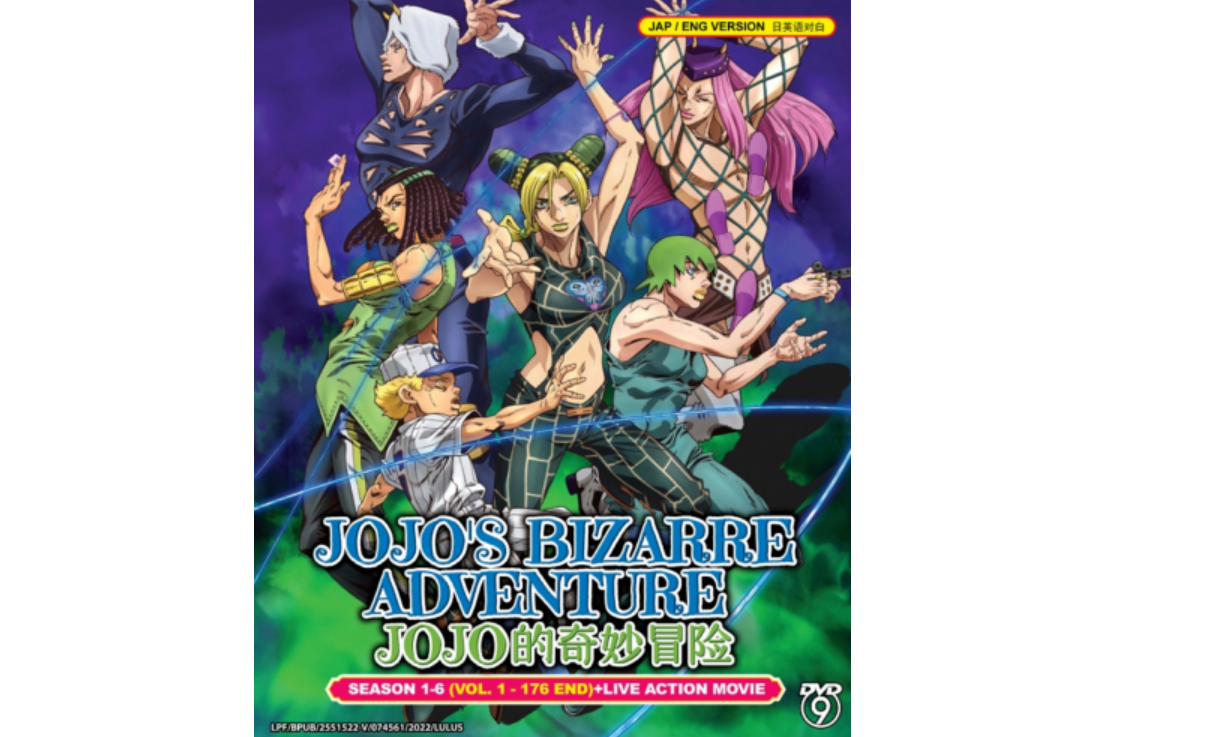 Primary image for JoJo's Bizarre Adventure [JoJo no Kimyou na Bouken] Season 1-6 DVD [Anime] 