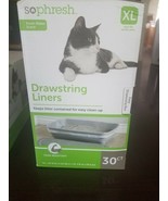 Sophresh Drawstring Liners keeps litter contained for easy clean-up 1-30... - $94.91 CAD