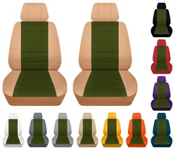 Front set bucket seat covers fits Chevy Silverado truck 2008 to 2021  24 Colors - $79.99
