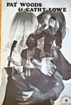 Pat Woods &amp; Cathy Lowe - Original Poster - Very Rare – Circa 1970 - £129.55 GBP