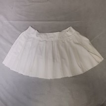 Wild Fable Pleated Mini Skirt Medium White NWT - £14.35 GBP