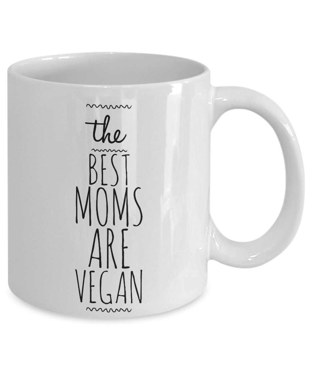 THE BEST MOMS ARE VEGAN MUG - Funny Coffee Mug for Vegan Mom Birthday Gift from  Item image 4