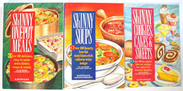 Skinny Book Ser. One Pot Meals-Soups &amp; Cookies Cakes &amp; Sweets 3 Books Ru... - £11.83 GBP
