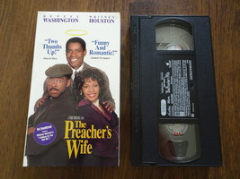 The Preachers Wife (VHS, 1997) with Whitney Houston &amp; Denzel Washington - $7.00