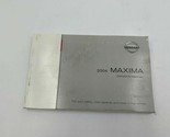 2004 Nissan Maxima Owners Manual Handbook G04B27009 - £25.25 GBP