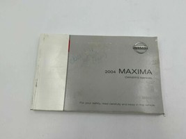 2004 Nissan Maxima Owners Manual Handbook G04B27009 - £25.17 GBP