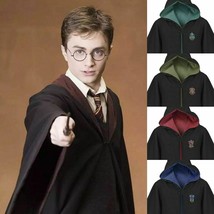 Harry Potter Cape Gryffondor Cosplay robe robe de Costume de Serpentard COS New - £17.99 GBP